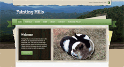 Desktop Screenshot of faintinghills.com